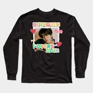 Seungmin Lovers Club SKZ Scrapbook Long Sleeve T-Shirt